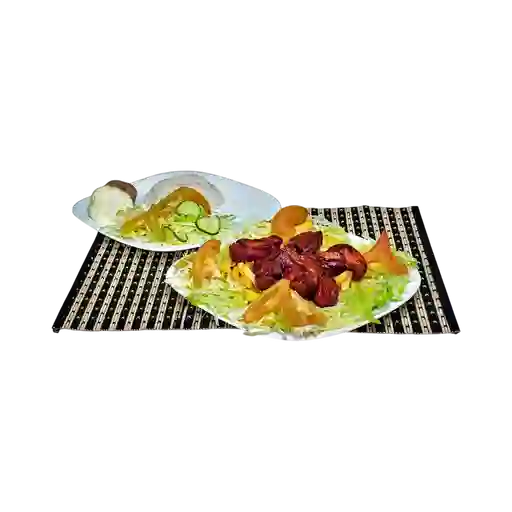 Almuerzo:costillitas Bbq
