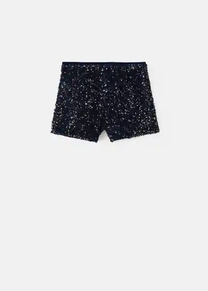Short Xturner Navy Talla XL Mujer Mango