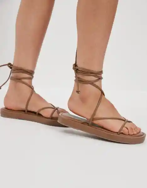 Sandalias Mujer Café Talla 7. American Eagle