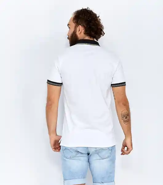 Girbaud Camiseta Polo Blanco Talla XL 112879