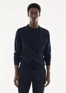 Chaleco Willyg Navy Talla L Hombre Mango