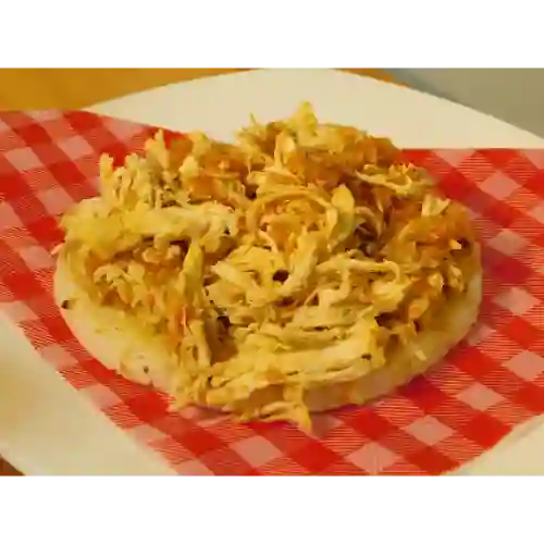 Arepa Al Carbón Pollo Desmechado