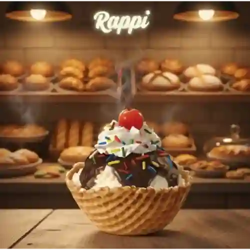 Canasta de Helado Sencilla