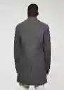 Abrigo Haki Gris Claro Vigoré Talla M Hombre Mango