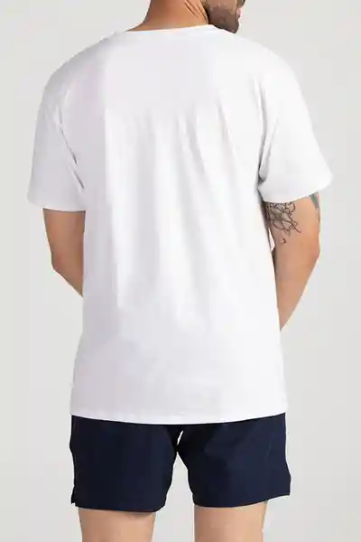 ONeill Camiseta Slim Fit Original Masculina Blanco Talla S