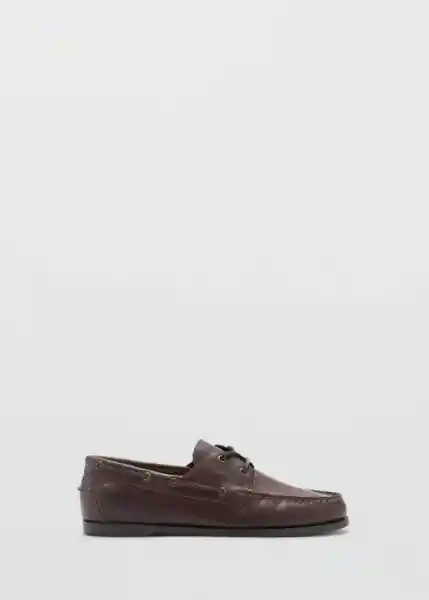 Zapatos Nautic Marrón Talla 42 Hombre Mango