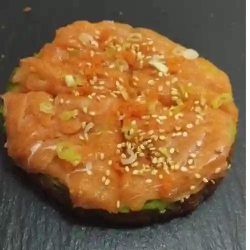 Sushi Pizza de Salmon