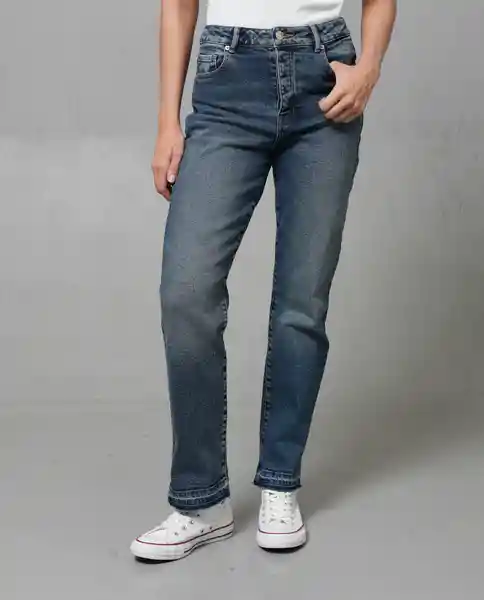 Jean Mujer Azul 12 233 G001_AZU194024 Rifle