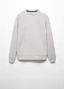 Buzo Sudadera Change Hielo Talla S Hombre Mango
