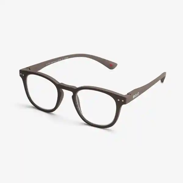 B+D Gafas Reading Dot Gris + 2.50