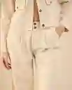 Pantalón Blanco Puro Claro Talla 10 631G006 Esprit