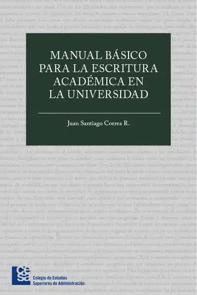 Manual Básico Para la Escritura Académica en la Universidad