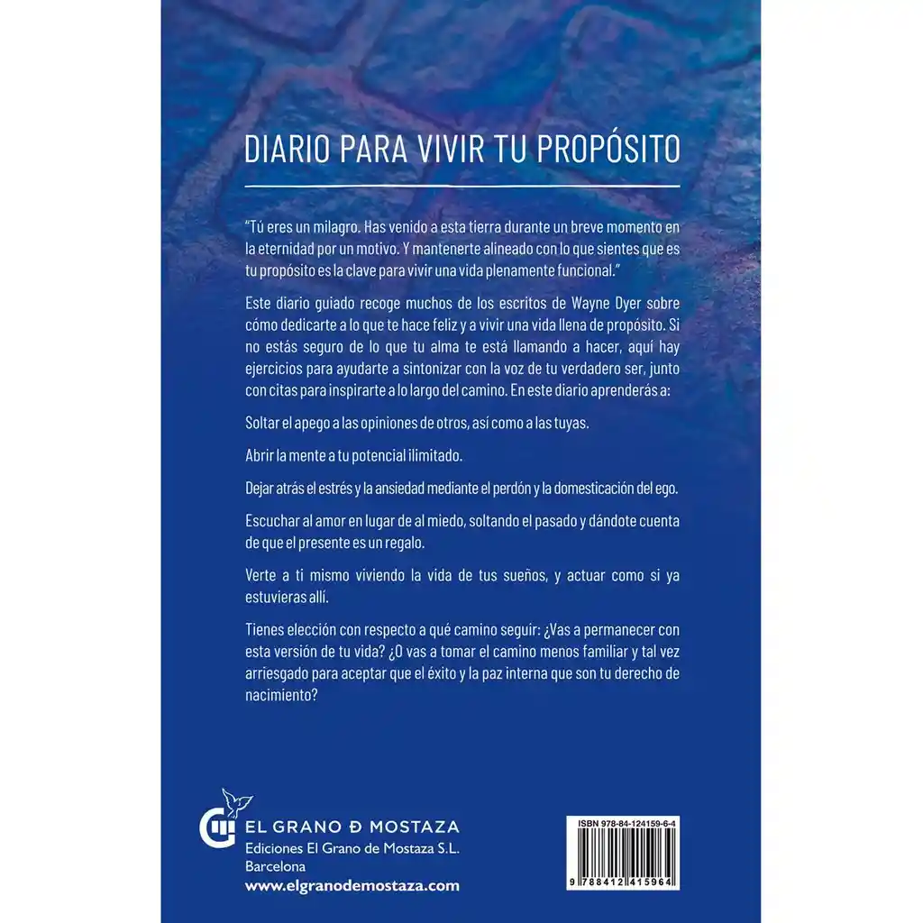 diario para vivir tu proposito. un sendero guiado para encontrar el Exito y la paz interior