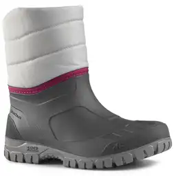 Quechua Botas Nieve Apreski Impermeable Warm Mujer Gris EU 38-39