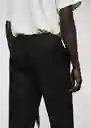 Pantalón Ares Negro Talla 44 Hombre Mango