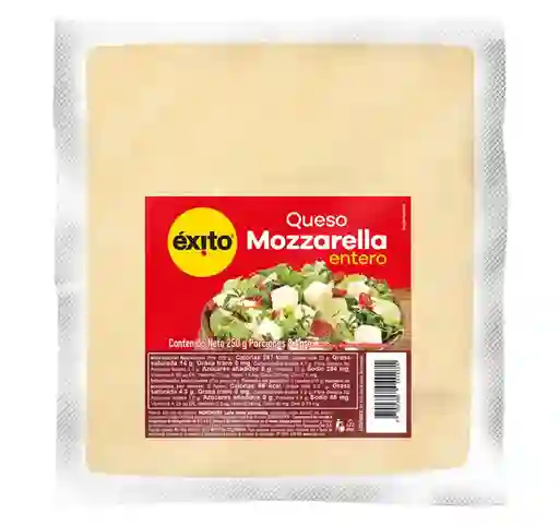 Queso Marca Propia Mozarella Entero Éxito