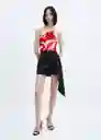 Top Rosh Rojo Talla XL Mujer Mango