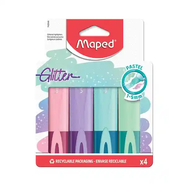 Maped Resaltador Fluopeps Glitter