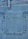 Jean Emma Tejano Medio Talla 34 Mujer Mango