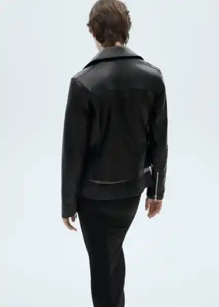 Chaqueta Liz Negro Talla L Mujer Mango