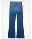 Jean Low Rise Baggy Flare Azul Talla 14 Regular American Eagle