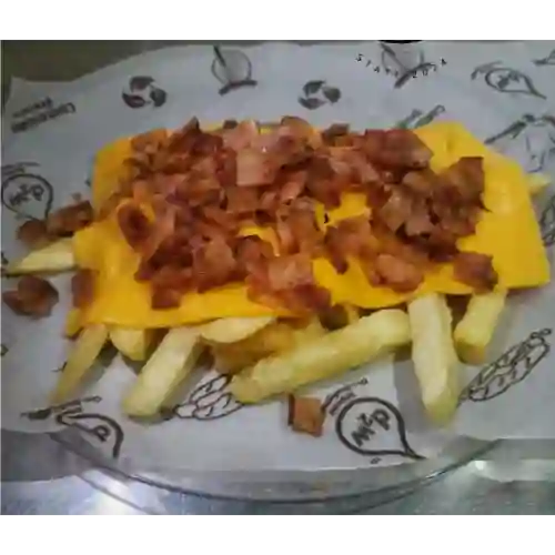 Papas Cheddar y Tocineta