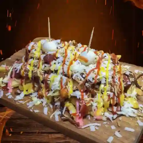 Salchipapa Especial Del Rancho