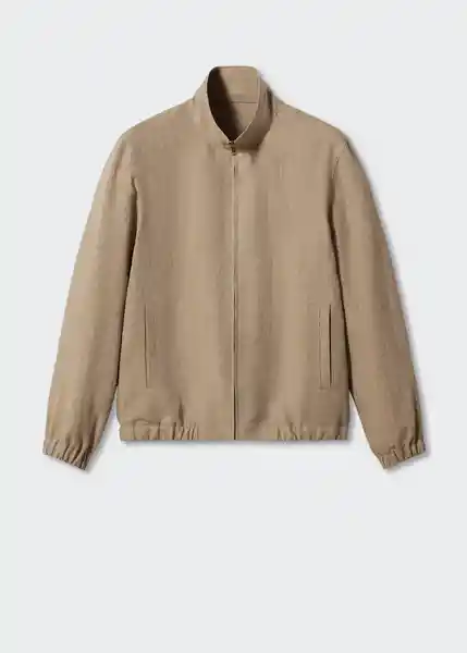 Chaqueta Pula Beige Talla XXL Hombre Mango