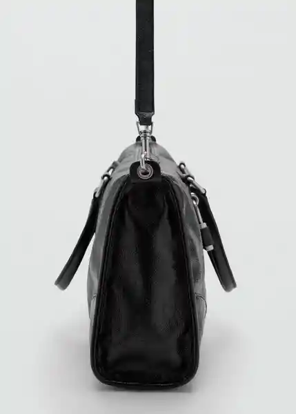 Bolso M Agnes Negro Talla 99 Mujer Mango