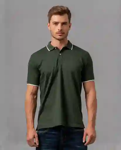 Camiseta Hombre Verde Talla XL 190415B Rifle