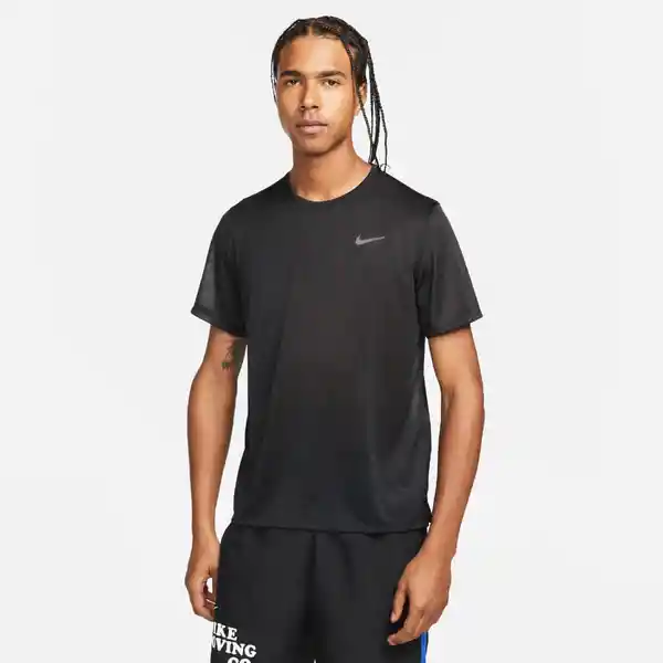 Nike Camiseta M Df Miler Breathe Ss Para Hombre Negro Talla XL