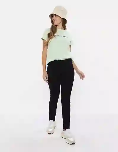 Jean Mujer Negro Talla 8 Regular American Eagle 04324539