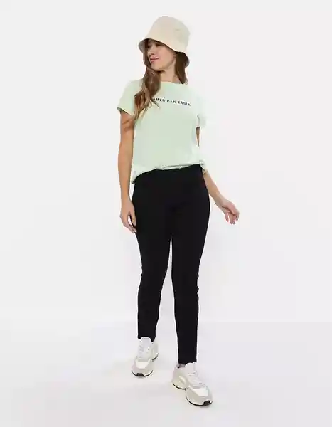 Jean Mujer Negro Talla 8 Regular American Eagle 04324539