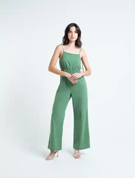  Enterizo Pestie Mujer Verde Consuelda Oscuro Talla L Naf-Naf 
