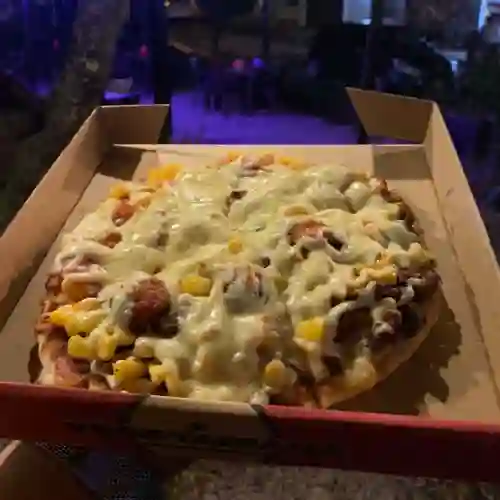 Pizza de Pollo con Champiñon