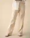 Pantalón Crudo Beige Claro Talla 6 131G000 Espirit