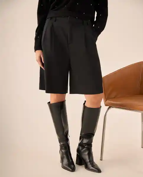 Bermuda Short Negro Jaguar Ultraoscuro Talla 6 459G200 Esprit