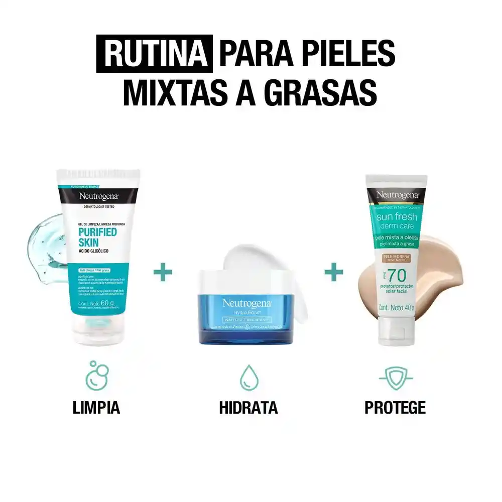 Neutrogena Protector Solar Facial Sun Fresh Tono Medio Fps 70