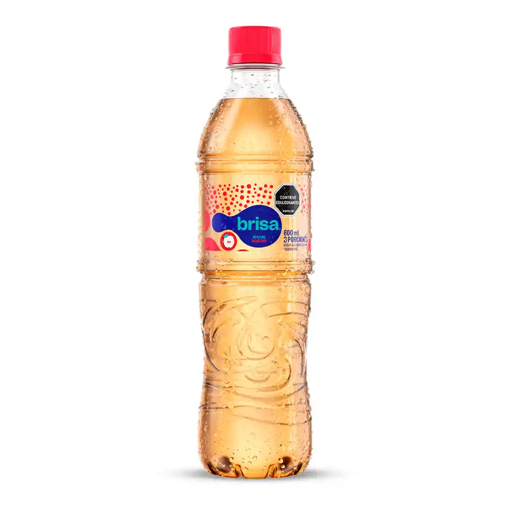 Brisa Agua Saborizada Con Gas Manzana 600 mL