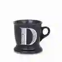 Ambiente Gourmet Mug Con Letra D Negro