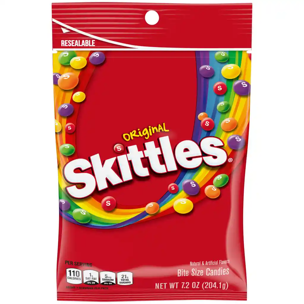 Skittles dulces de frutas 204.1 g