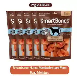 5 x Smartbones Hueso Masticable Para Perro Raza Miniatura