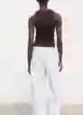 Top Boni Marrón Talla M Mujer Mango