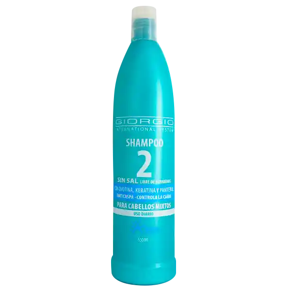 Giorgio Shampoo Kera Protección y Fuerza Two de 650 mL