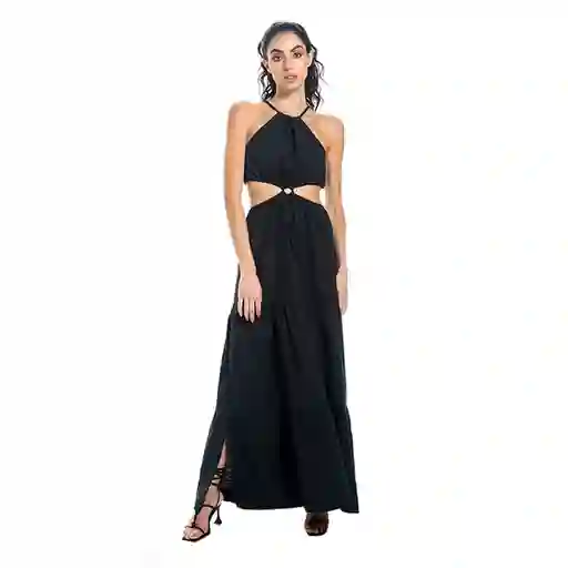 Vestido Largo Dalia Negro Talla S