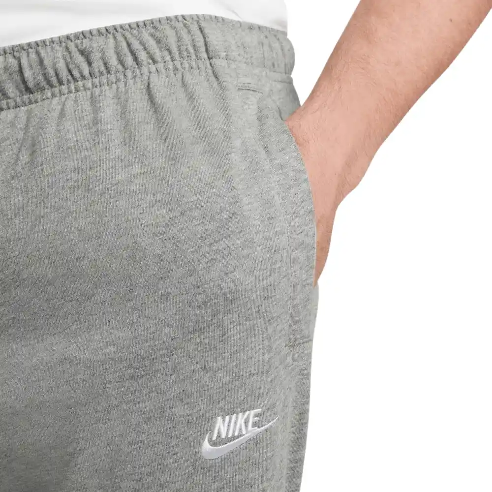 Nike Pantalon Club Joggers Jersey Gris