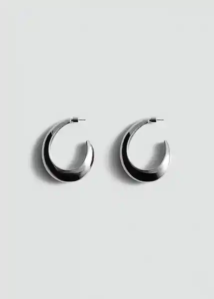 Pendientes Celia Plata Talla 99 Mujer Mango