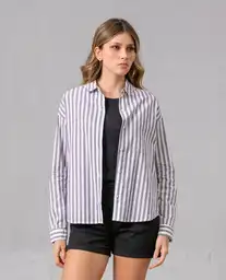 Camisa Mujer Gris S 210F001_GRI181306 Rifle