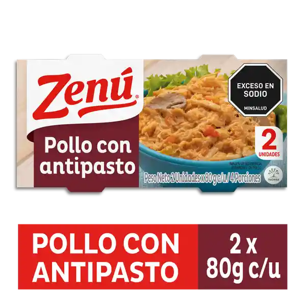 Zenú Pollo con Antipasto