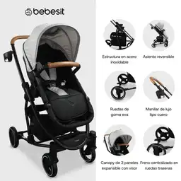 Bebésit Coche Bebé Prima Gray SL452GY